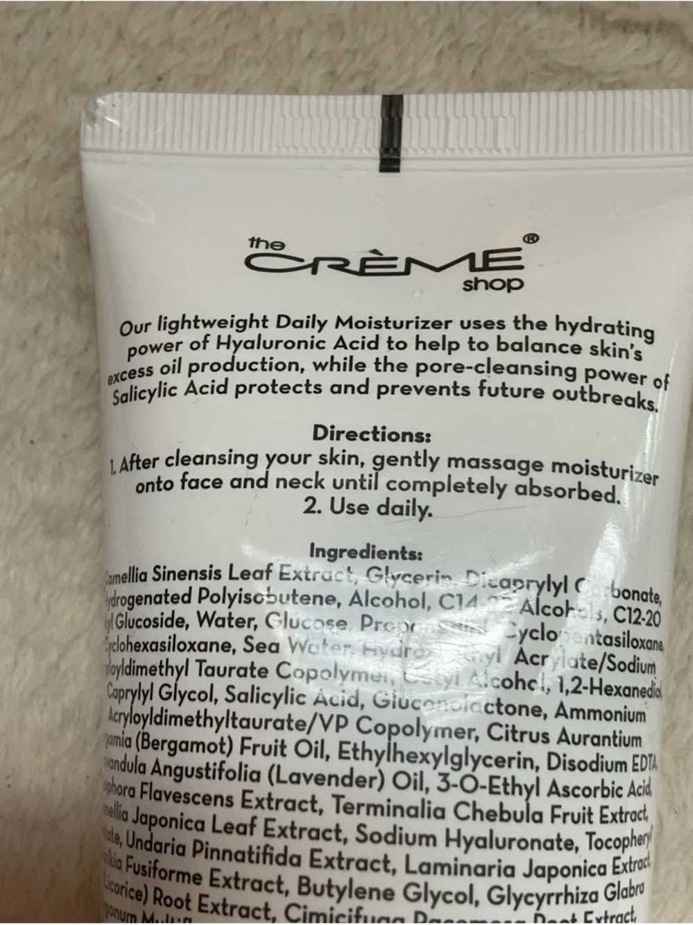 What Acne? Daily Moisturizer — White & Red